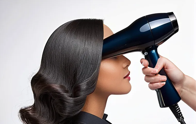 다이슨 슈퍼소닉과 파나소닉 드라이어 비교 - **Prompt 2: "Serene Styling Experience"**
    "A person, gender-neutral, with shoulder-length, soft ...